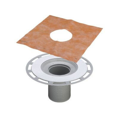 Trapo paaukštinimo dalis su hidroizoliaciniu audiniu