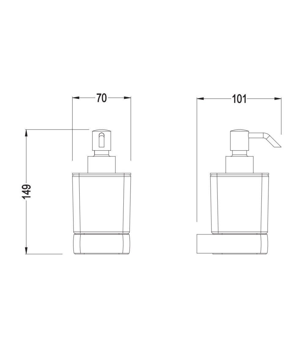 IŠPARDAVIMAS. Bocchi Verona muilo dozatorius