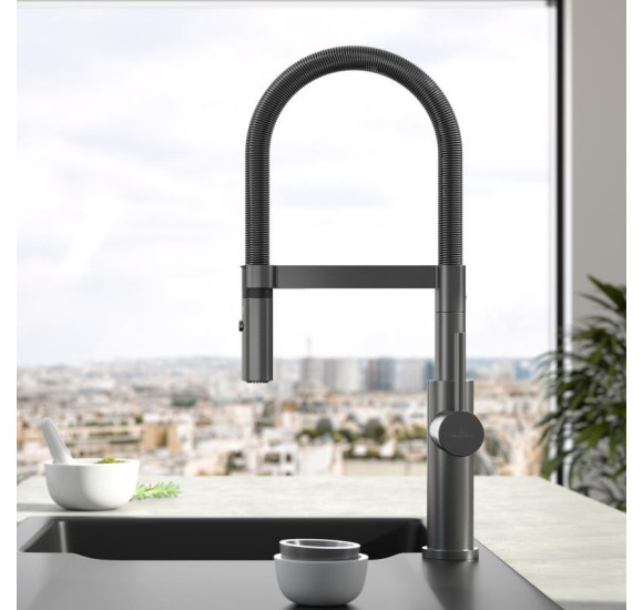 Villeroy & Boch maišytuvas plautuvei Steel Expert, pasirenkama spalva