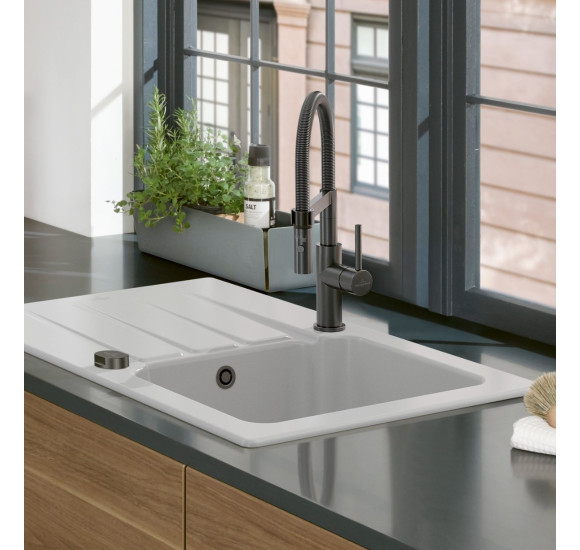 Villeroy & Boch maišytuvas plautuvei Steel Expert Compact, pasirenkama spalva