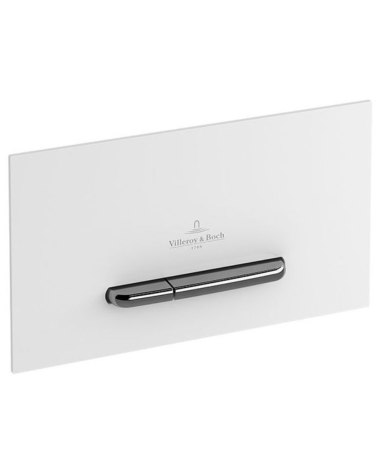 WC klavišas Villeroy&Boch 300 baltas su chromo mygtukais