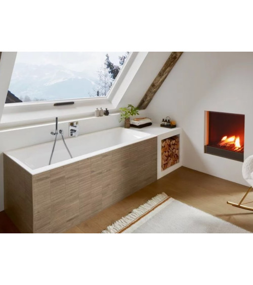 Villeroy&Boch Subway 3.0 Duo stačiakampė vonia, 1800 x 800 mm su vandenį pripildančiu sifonu