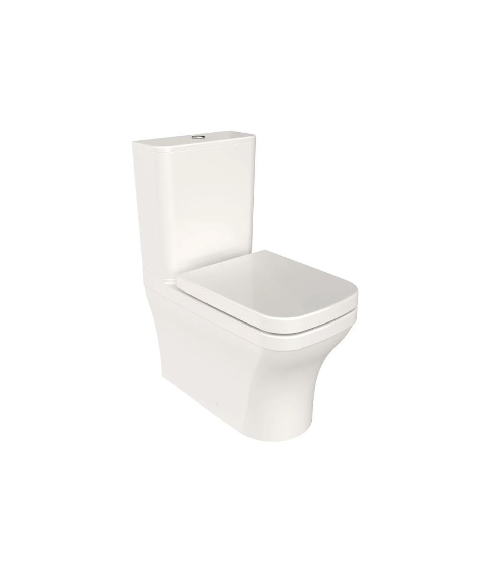 IŠPARDAVIMAS. Bocchi Scala Rimless pastatomas klozetas su bakeliu ir "SoftClose" dangčiu