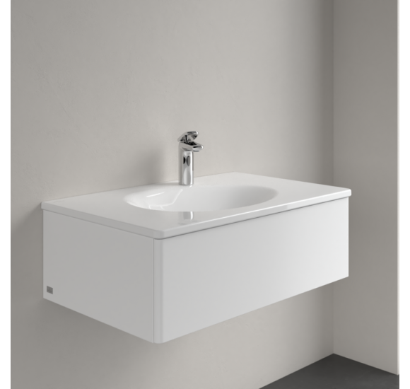 Villeroy & Boch Antao pakabinamas/montuojamas ant baldų praustuvas 80 cm, su skyle maišytuvui, pasirenkama spalva