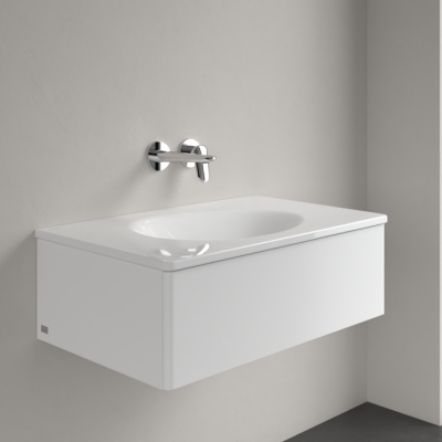 Villeroy & Boch Antao pakabinamas/montuojamas ant baldų praustuvas 80 cm, be skylės maišytuvui, pasirenkama spalva