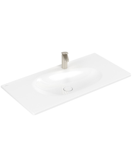 Villeroy & Boch Antao pakabinamas/montuojamas ant baldų praustuvas 100 cm, su skyle maišytuvui, pasirenkama spalva