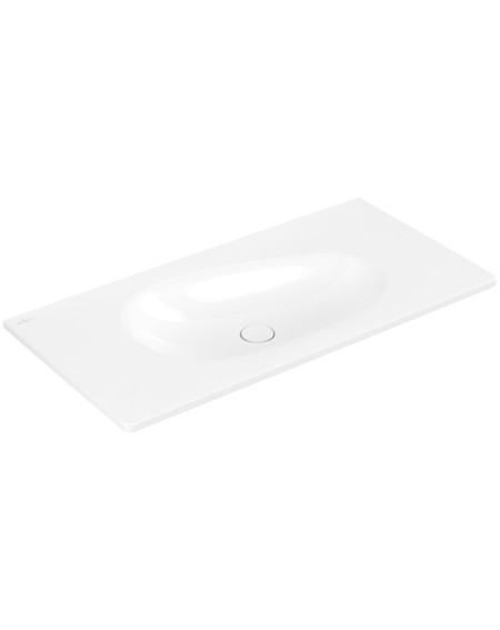 Villeroy & Boch Antao pakabinamas/montuojamas ant baldų praustuvas 100 cm, be skylės maišytuvui, pasirenkama spalva