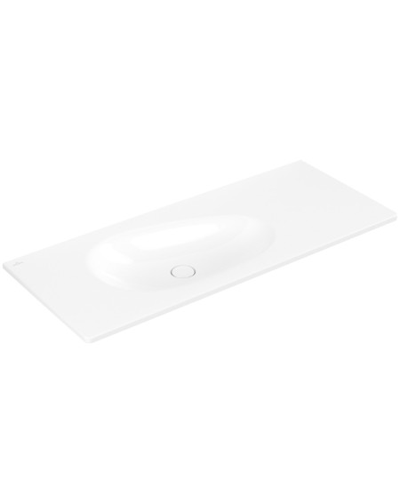 Villeroy & Boch Antao pakabinamas/montuojamas ant baldų praustuvas 120 cm, be skylės maišytuvui, pasirenkama spalva