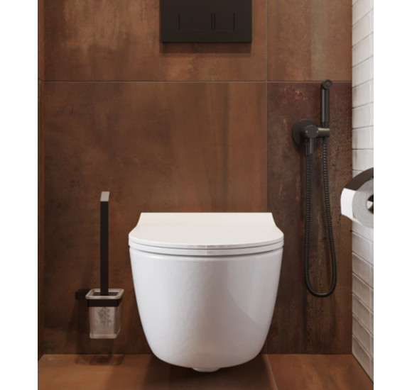 Bocchi V-Tondo COMPACT pakabinamas klozetas "Rimless" be dangčio