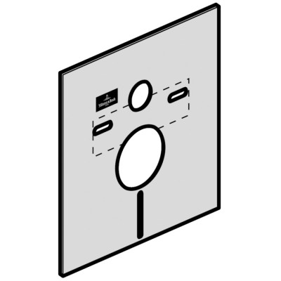 Villeroy & Boch WC SupraFix ViProtect garso izoliacijos rinkinys