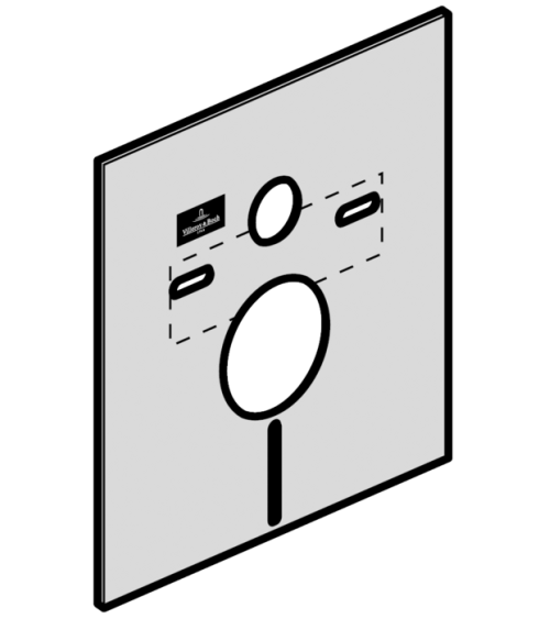 Villeroy & Boch WC SupraFix ViProtect garso izoliacijos rinkinys