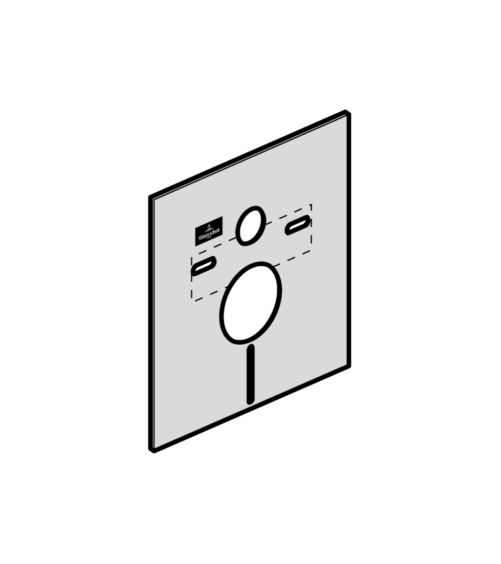 Villeroy & Boch WC SupraFix ViProtect garso izoliacijos rinkinys