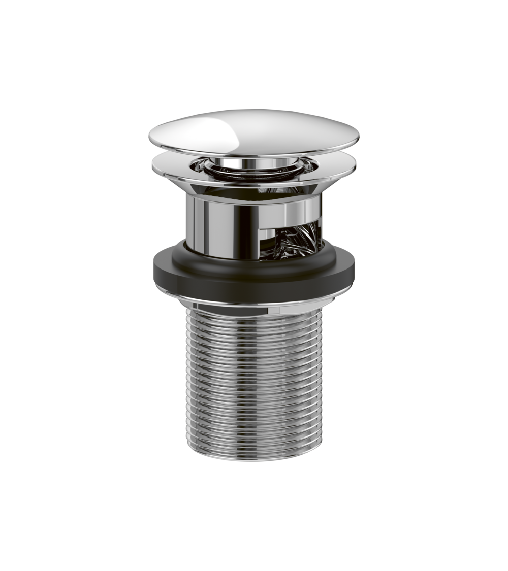 Villeroy & Boch dugno vožtuvas Push-Open, chromo spalvos