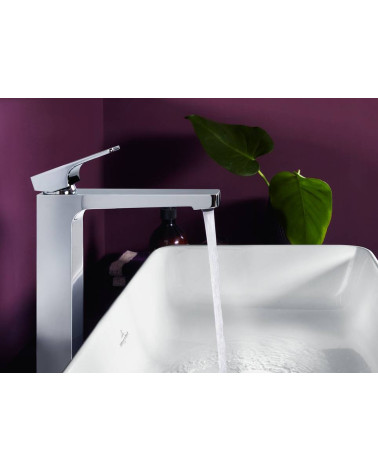 Villeroy & Boch Architectura Square Tall maišytuvas praustuvui su dugno vožtuvu, pasirenkama spalva