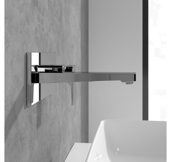 Villeroy & Boch Architectura Square potinkinis praustuvo maišytuvas su snapu, pasirenkama spalva