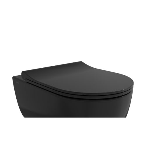 Bocchi V-Tondo plonas klozeto dangtis su sėdyne, švelnaus uždarymo (Soft Close)