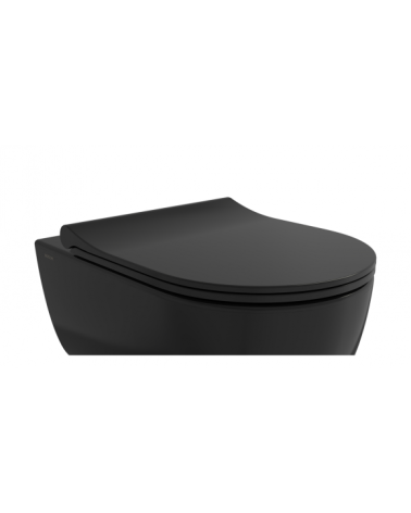 Bocchi V-Tondo plonas klozeto dangtis su sėdyne, švelnaus uždarymo (Soft Close)