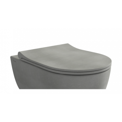 Bocchi V-Tondo plonas klozeto dangtis su sėdyne, švelnaus uždarymo (Soft Close)