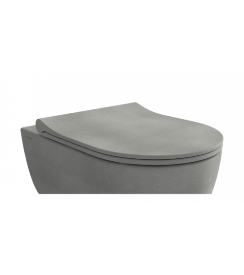 Bocchi V-Tondo plonas klozeto dangtis su sėdyne, švelnaus uždarymo (Soft Close)
