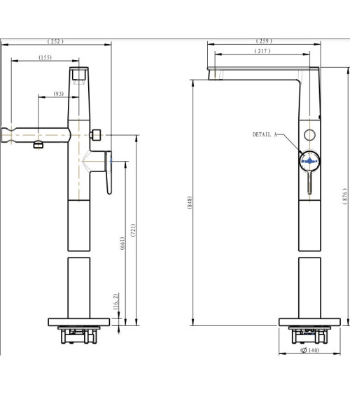 Villeroy & Boch Conum pastatomas vonios maišytuvas, pasirenkama spalva
