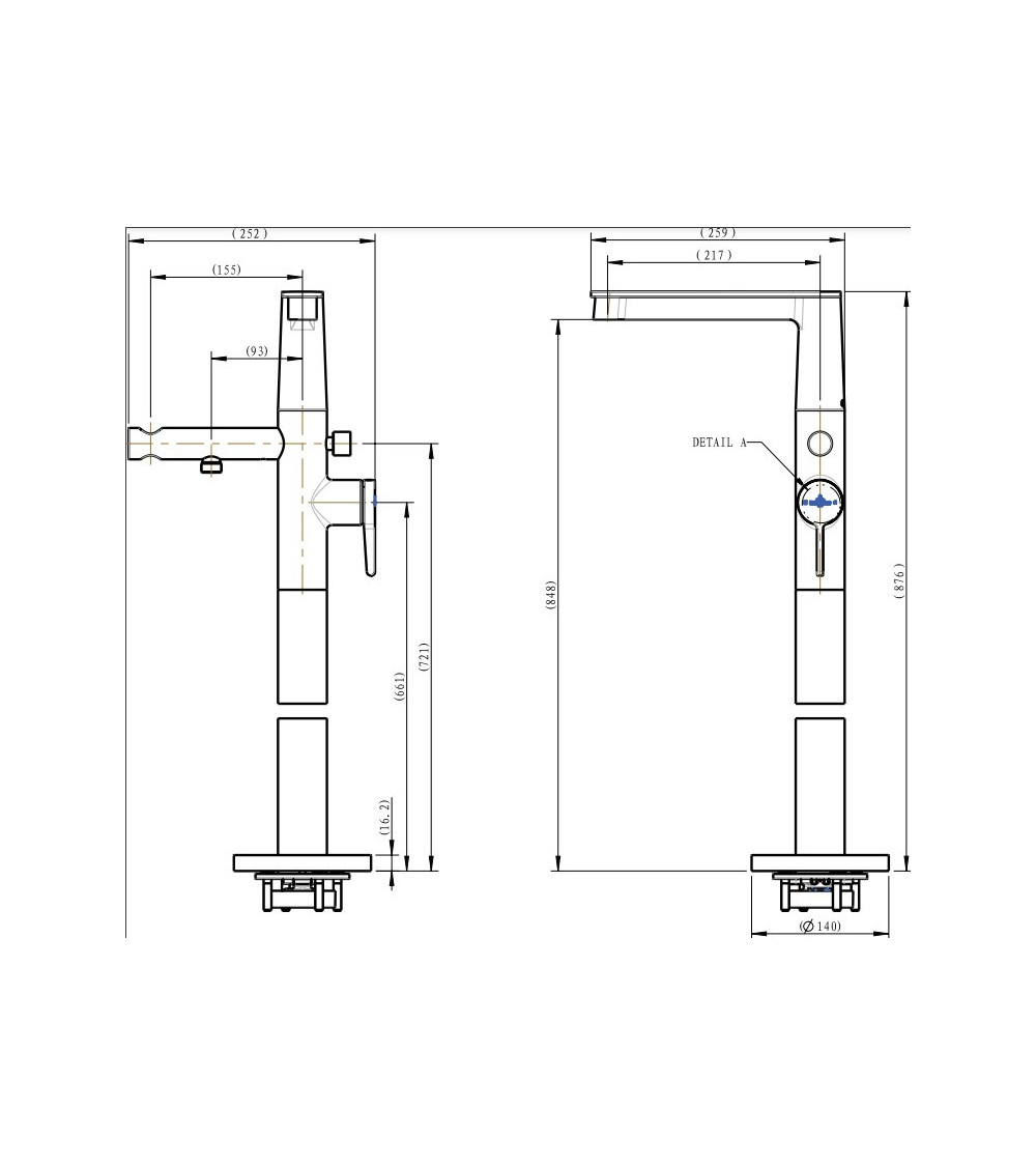 Villeroy & Boch Conum pastatomas vonios maišytuvas, pasirenkama spalva