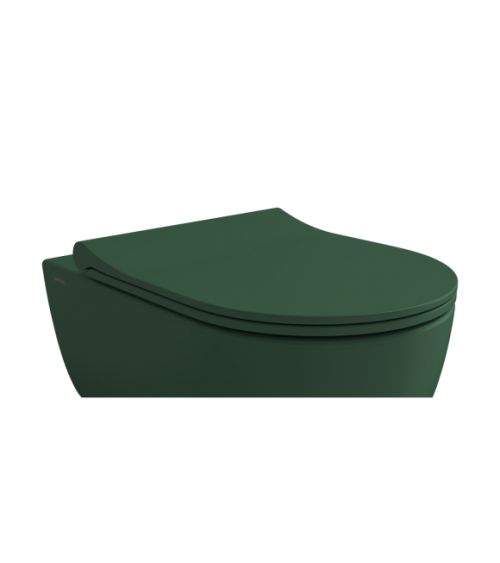 Bocchi V-Tondo plonas klozeto dangtis su sėdyne, švelnaus uždarymo (Soft Close)