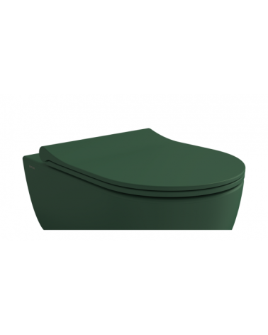 Bocchi V-Tondo plonas klozeto dangtis su sėdyne, švelnaus uždarymo (Soft Close)
