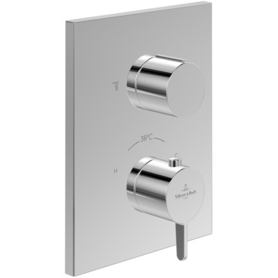 Villeroy & Boch Conum termostatinis 2 krypčių dušo/vonios maišytuvas, pasirenkama spalva