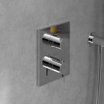 Villeroy & Boch Conum termostatinis 2 krypčių dušo/vonios maišytuvas, pasirenkama spalva