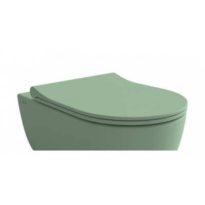 Bocchi V-Tondo plonas klozeto dangtis su sėdyne, švelnaus uždarymo (Soft Close)