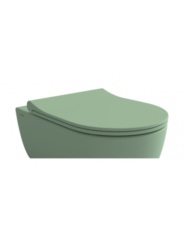 Bocchi V-Tondo plonas klozeto dangtis su sėdyne, švelnaus uždarymo (Soft Close)