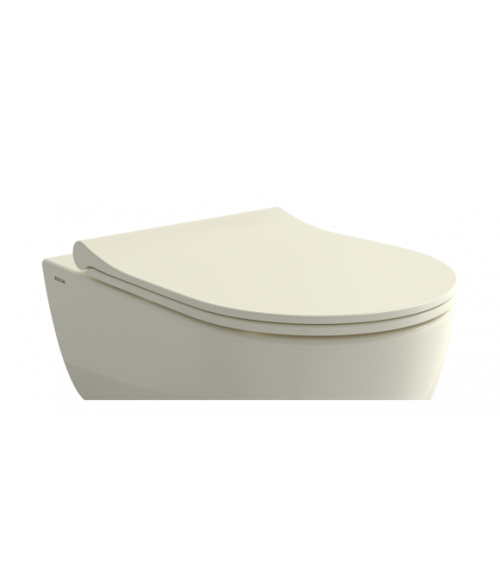 Bocchi V-Tondo plonas klozeto dangtis su sėdyne, švelnaus uždarymo (Soft Close)