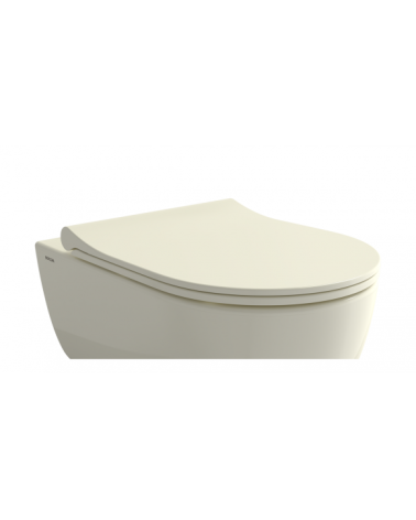 Bocchi V-Tondo plonas klozeto dangtis su sėdyne, švelnaus uždarymo (Soft Close)