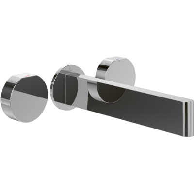 Villeroy & Boch Dawn 3 dalių potinkinis maišytuvas praustuvui be dugno vožtuvo, pasirenkama spalva