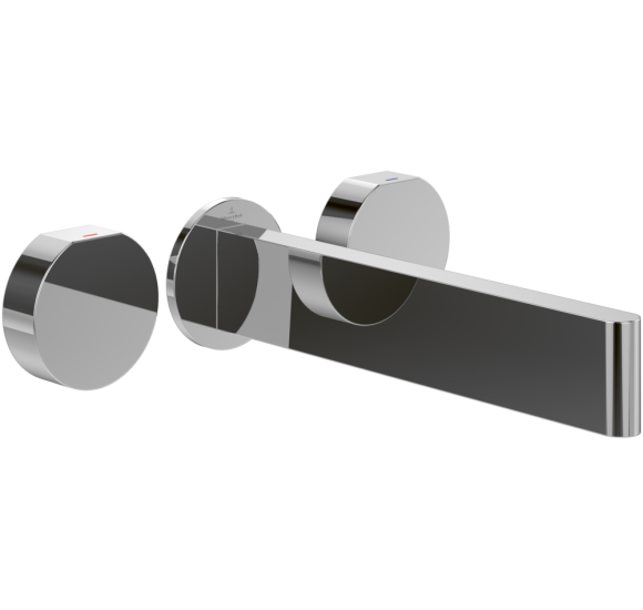 Villeroy & Boch Dawn 3 dalių potinkinis maišytuvas praustuvui be dugno vožtuvo, pasirenkama spalva