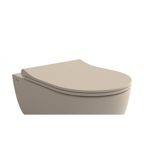 Bocchi V-Tondo plonas klozeto dangtis su sėdyne, švelnaus uždarymo (Soft Close)