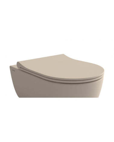 Bocchi V-Tondo plonas klozeto dangtis su sėdyne, švelnaus uždarymo (Soft Close)