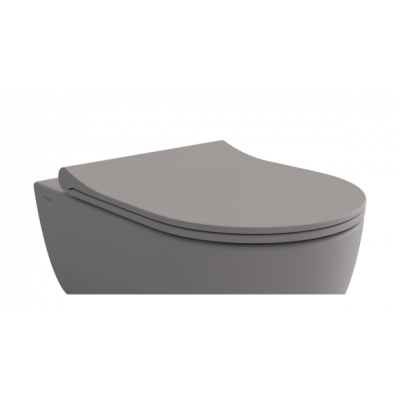 Bocchi V-Tondo plonas klozeto dangtis su sėdyne, švelnaus uždarymo (Soft Close)