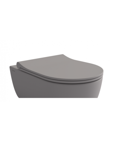 Bocchi V-Tondo plonas klozeto dangtis su sėdyne, švelnaus uždarymo (Soft Close)