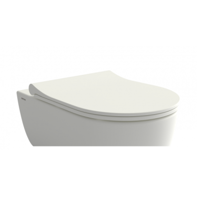 Bocchi V-Tondo plonas klozeto dangtis su sėdyne, švelnaus uždarymo (Soft Close)
