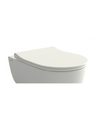 Bocchi V-Tondo plonas klozeto dangtis su sėdyne, švelnaus uždarymo (Soft Close)