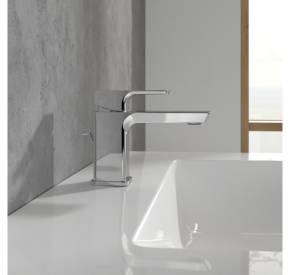 Villeroy & Boch Subway 3.0 maišytuvas praustuvui su dugno vožtuvu, pasirenkama spalva