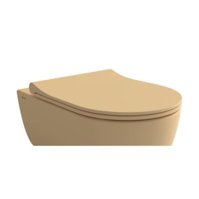 Bocchi V-Tondo plonas klozeto dangtis su sėdyne, švelnaus uždarymo (Soft Close)