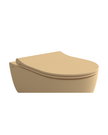 Bocchi V-Tondo plonas klozeto dangtis su sėdyne, švelnaus uždarymo (Soft Close)