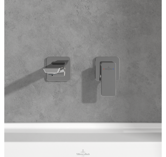 Villeroy & Boch Subway 3.0 potinkinis maišytuvas praustuvui be dugno vožtuvo, pasirenkama spalva