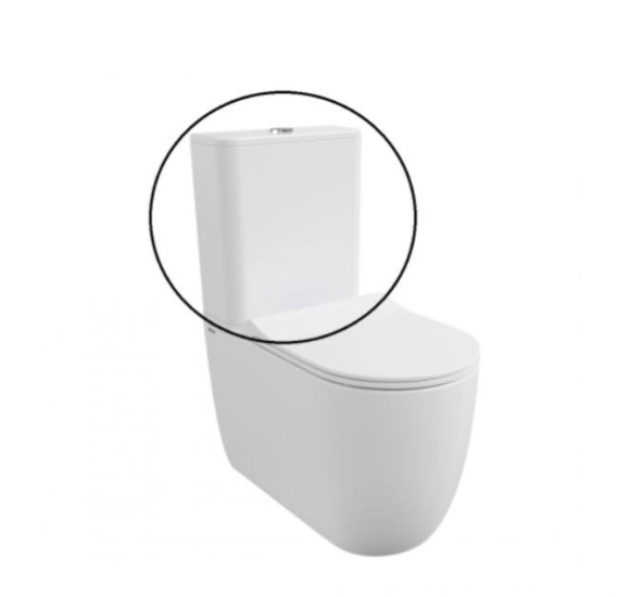 Bocchi Scala pastatomo klozeto vandens nuleidimo bakelis