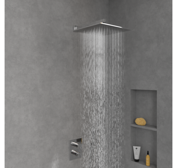 Villeroy & Boch Universal Showers kvadratinė dušo galva, 350x350 mm, pasirenkama spalva