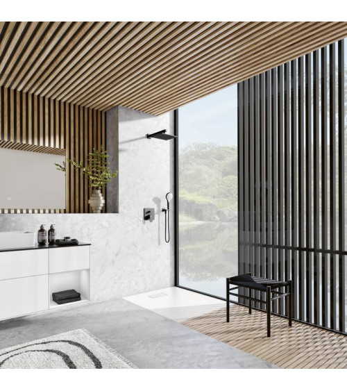 Villeroy & Boch Universal Showers kvadratinis rankinio dušelio laikiklis, pasirenkama spalva