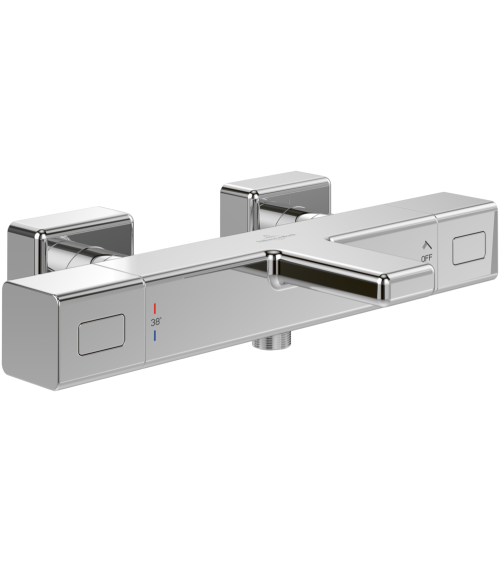 Villeroy & Boch termostatinis kvadratinis vonios maišytuvas, pasirenkama spalva