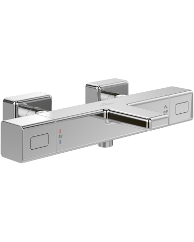 Villeroy & Boch termostatinis kvadratinis vonios maišytuvas, pasirenkama spalva